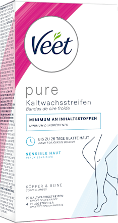 Kaltwachsstreifen Körper & Beine sensitiv, 22 St