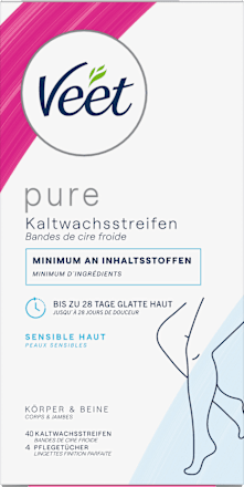 Kaltwachsstreifen Körper & Beine sensitiv, 40 St
