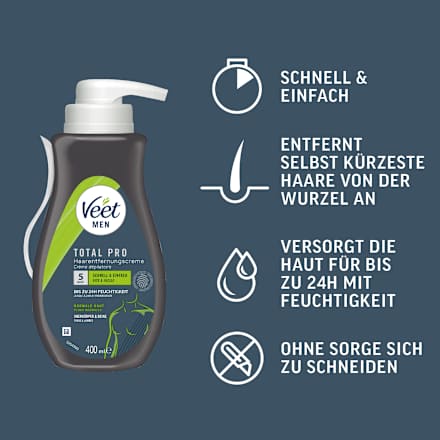 Gevoelige ontharingscrème, 400 ml