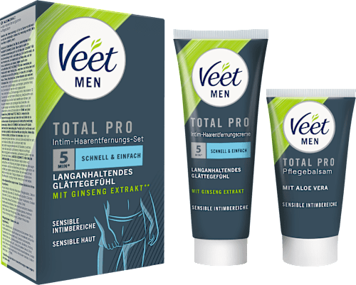 Ontharingsset voor intieme zones (crème + verzorgende balsem), 1 stuk