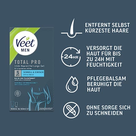 Haarentfernungsset Intimbereich (Creme + Pflegebalsam), 1 St