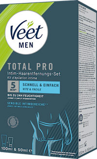 Ontharingsset voor intieme zones (crème + verzorgende balsem), 1 stuk