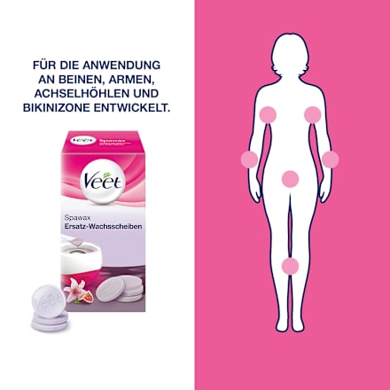 Veet Spawax Ersatz-Wachsscheiben, 6 St Veet