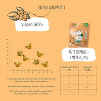 Hondensnacks met tuinbonen, duindoorn en kurkuma, Veggies immune, 125 g