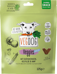 Hundeleckerli mit Kastanie, Kelp & Hanf, Veggies skincare, 125 g