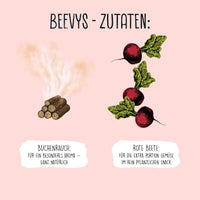 Hondensnacks met rode biet en beukenrook, Beevys, 80 g