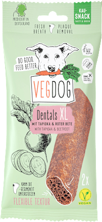 Kausnack Hund, Dentals XL, vegan, 100 g