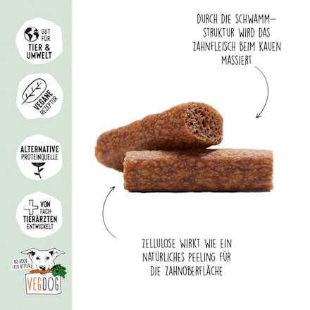 Kausnack Hund mit Roter Beete & Tapioka, Dentals, 120 g