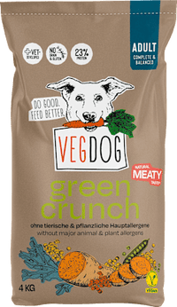 Trockenfutter Hund green crunch, 4 kg