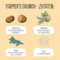 Trockenfutter Hund mit Kartoffel, Erbse & Favabohne, Farmers Crunch, vegan, 5 kg