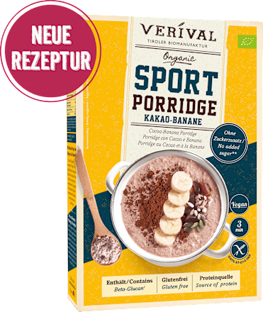 Protein Porridge, Kakao & Banane, glutenfrei, 350 g