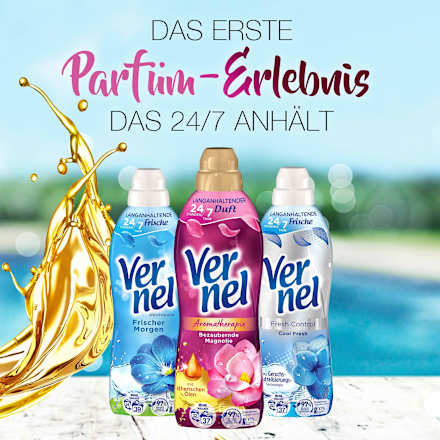 Weichspüler Aromatherapie Bezaubernde Magnolie 37WL, 814 ml Vernel