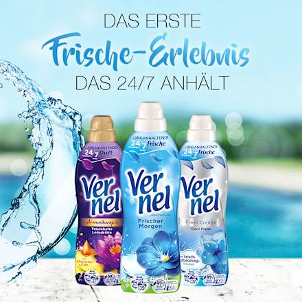 Weichspüler Frischer Morgen 39WL, 858 ml Vernel