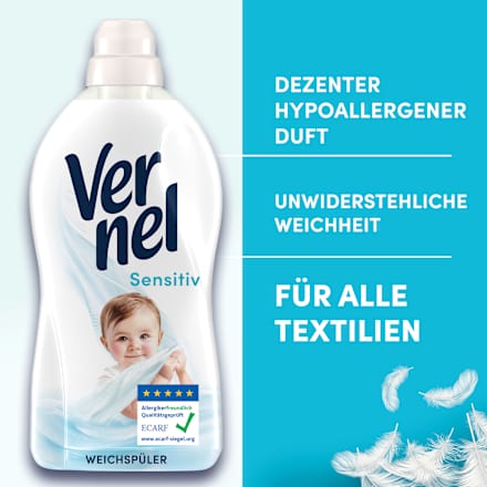 Weichspüler Sensitiv 50WL, 1,1 l