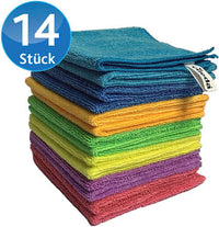 All-purpose doeken microvezel Kleuren Megapack, 14 stuks