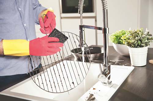 Schuurspons Glitzi Power Inox, 2 stuks