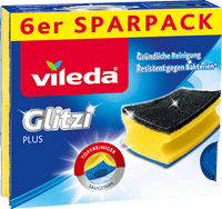 Schuursponsje Glitzi plus, 6 stuks