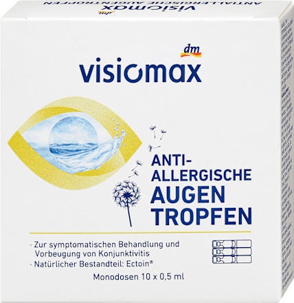 Anti-Allergische Augentropfen 10 Ampullen à 0,5 ml, 5 ml VISIOMAX