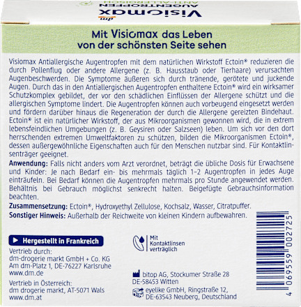 Anti-Allergische Augentropfen 10 Ampullen à 0,5 ml, 5 ml