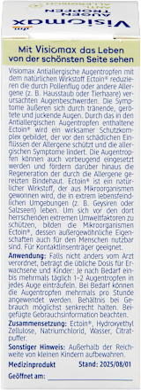 Visiomax Anti-Allergische Augentropfen, 10 ml