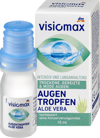Augentropfen Aloe Vera, ohne Konservierungsmittel, 10 ml VISIOMAX