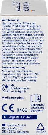 Augentropfen Aloe Vera, ohne Konservierungsmittel, 10 ml VISIOMAX