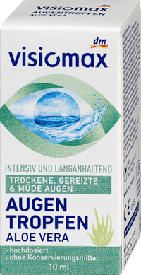 Augentropfen Aloe Vera, ohne Konservierungsmittel, 10 ml VISIOMAX