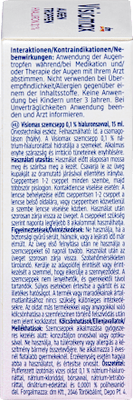 Augentropfen mit 0,1% Hyaluron, 15 ml