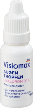 Augentropfen mit 0,1% Hyaluron, 15 ml