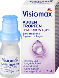 Augentropfen mit 0,3% Hyaluron, ohne Konservierungsmittel, 10 ml