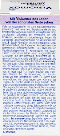 Augentropfen mit 0,3% Hyaluron, ohne Konservierungsmittel, 10 ml