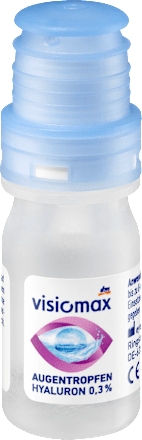 Augentropfen mit 0,3% Hyaluron, ohne Konservierungsmittel, 10 ml VISIOMAX