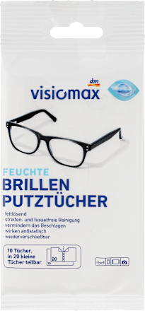 Brillenputztücher 10x2, 10 St VISIOMAX