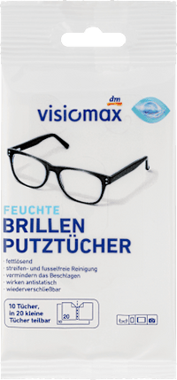 Brillenputztücher 10x2, 10 St VISIOMAX