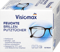 Visiomax Brillenputztücher feucht, 52 St