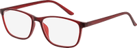 Fertig-Lesebrille dunkelrot transparent +1,50, 1 St