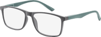 Fertig-Lesebrille grau/türkis +1,00, 1 St