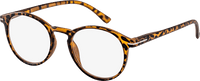 Fertig-Lesebrille matt transparent demi braun +3,50, 1 St