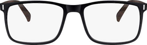Fertig-Lesebrille mattschwarz/braun +2,00, 1 St