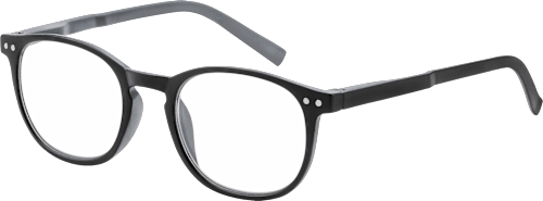 Fertig-Lesebrille schwarz/grau +1,00, 1 St