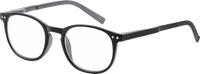 Fertig-Lesebrille schwarz/grau +2,00, 1 St