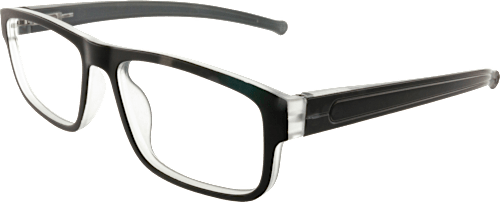 Fertig-Lesebrille schwarz/grau +3,00, 1 St VISIOMAX