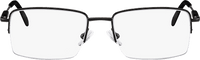 Fertig-Lesebrille schwarz Halbrand +1,50, 1 St