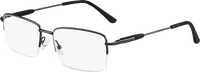 Fertig-Lesebrille schwarz Halbrand +1,50, 1 St