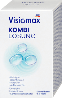 Kombilösung Einmaldosis für weiche Kontaktlinsen, mit Kontaktlinsenbehälter (15x10 ml)