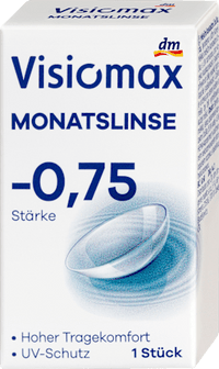 Maandlens, dioptrie -0,75, 1 stuk
