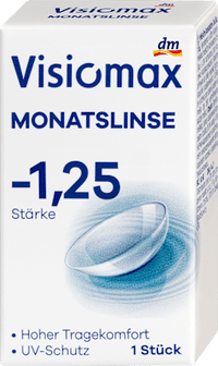 Maandlens dioptrie -1,25, 1 st.