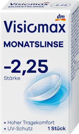 Monatslinse Dioptrie -2,25 (6x1 Stück), Vorteilspack, 6 St