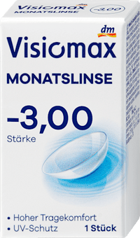 Monatslinse Dioptrie -3,00 (6x1 Stück), Vorteilspack, 6 St