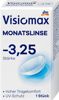 Monatslinse Dioptrie -3,25 (6x1 Stück), Vorteilspack, 6 St